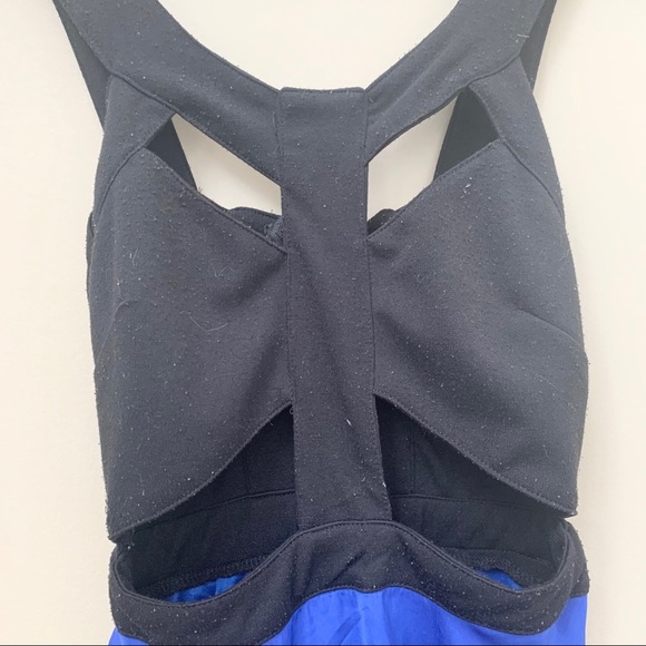 ๐ UO REVERSE BLUE AND BLACK HI LOW DRESS - Picture 2 of 3